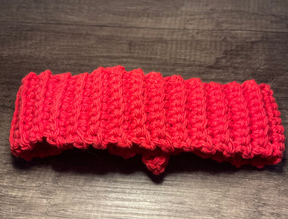Handmade cream Red yellow flowers headband 100% cotton girls headband gift flowers 18” strechable soft gentle headband