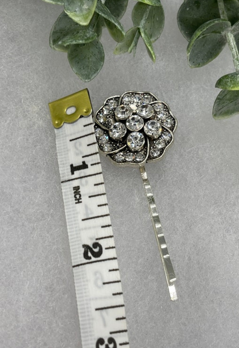 Crystal Rhinestone vintage Style 2.5” Long hair accessory Bobby pin bridal wedding formal princess hair accessory accessories handmade by hairdazzzel